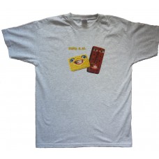 Biscuits T-Shirt (Grey) (Medium) (Bold Logo)